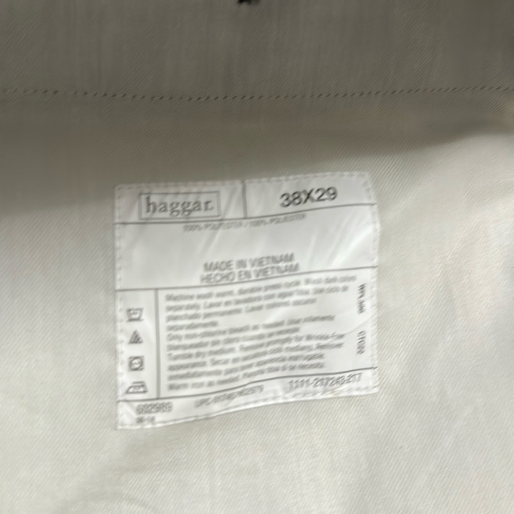 Haggar cuffed pants in grey - Picture 4 of 4